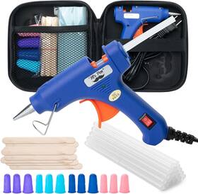 Mr. Pen 840316902878 Hot Glue Gun Kit Melt Mini With 20pcs Sticks Blue