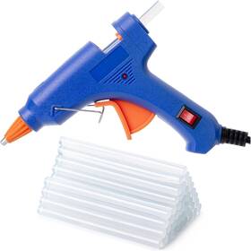Gg01 Mr. Pen Pen- Mini Hot Glue Gun And Sticks Set With 40 Blue