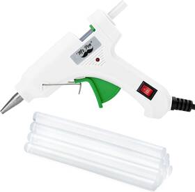 Mrtx001m352vc Mr. Pen Pen- Mini Hot Glue Gun With 10 Sticks White And Green
