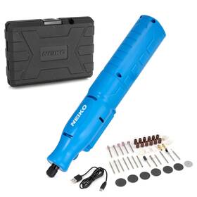 10581a Neiko Cordless Rotary Tool Kit 46 Piece 3.6v Electric Engraving Pen