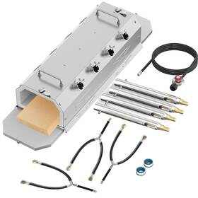 Nelyrho 709226992570 Gas Propane Forge 2600 F Double Door Large Capacity Portable Equipment Knife