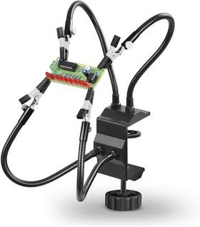 N-y6-good Noevsbig Helping Hands Soldering Third Hand Tools - 4 Arms With Adjustable Vise Table Des