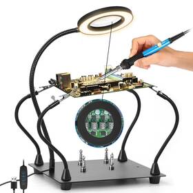 Nzv55h0413fdj23 Nzqxjxz Helping Hands Soldering Magnifying Glass Upgrade Station With 3x L