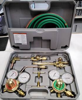 Olsen Sa11079 Acetylene And Oxygen Welding Kit Complete In Hard Case