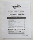 Lv195ea Operator Lv148ea Manual Engine Tecumseh