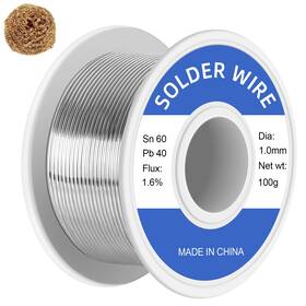 Sw1.0-100g Oualhoo 60-40 Tin Lead Rosin Core Solder Wire For Electrical Soldering Electronics R