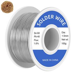 Sw1.5-100g Oualhoo 60-40 Tin Lead Rosin Core Solder Wire For Electrical Soldering Electronics R