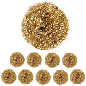 Wtc.15gr-10 Oualhoo Soldering Iron Tip Cleaner Solder Cleaning Brass Wire For 10 Pack