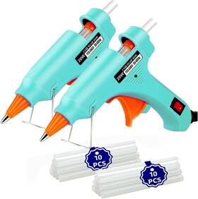 Hg-24-2 Ourepoca Mini Hot Glue Gun Kit With 20 Sticks 2 Pack Quick Repairs Diy Craft Blue 20w Hg-24-2 Ourepoca Mini Hot Glue Gun Kit With 20 Sticks 2 Pack Quick Repairs Diy Craft Blue 20w