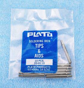 20-0112 Plato New Desoldering Tips - Ten Pack 10 For Pace Air-vac Ape And More