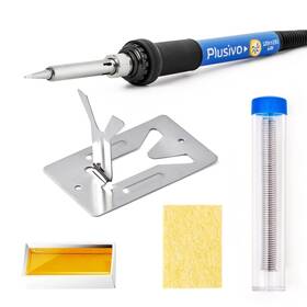 Plusivo 897127010229 Soldering Iron Kit Electronics Adjustable Temperature 60w So Plusivo 897127010229 Soldering Iron Kit Electronics Adjustable Temperature 60w So
