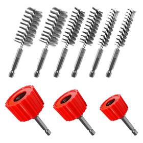 Ps0019prcpc Pokshow Copper Pipe Cleaner Set For Power Drill Includes 3 Cleaners And 6 Sta Ps0019prcpc Pokshow Copper Pipe Cleaner Set For Power Drill Includes 3 Cleaners And 6 Sta