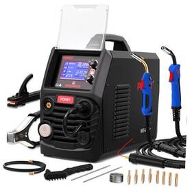 Mig-205dp Poney 200amp Double Pulse Mig Aluminum Welder 9 In 1 Mig/mag/flux/mig