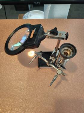 Powerfix Profi 056232766142 Helping Hand Led Magnifier