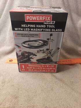 Powerfix Profi 333991056159 Helping Hand Led Magnifier Powerfix Profi 333991056159 Helping Hand Led Magnifier