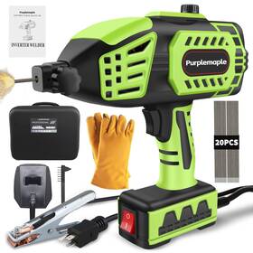 Purplemaple 797457455100 Handheld Stick Welder 110v 120a Portable Arc Mma Machine Igbt Invert