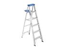 Purpose Aluminum Ladder Stepladder Platform Folding 6 Step Multi Ft. Werner