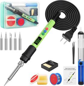 Q-ming 744110230635 Soldering Iron Kit 120w Led Digital Advanced Solder Gun 110 Q-ming 744110230635 Soldering Iron Kit 120w Led Digital Advanced Solder Gun 110
