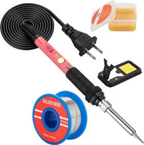 Q-ming 751753812265 Soldering Iron Kit 60w With Ceramic Heater 5-in-1 Adjustable T