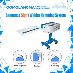 Qomolangma 0060003579801 Banner Welder Hemming System Alternative To Sewing And Taping For Vinyl Fabric
