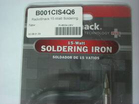 B001cis4q6 Radio Shack Original 15-watt Soldering Iron New In Box