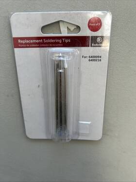 6400299 Radioshack Replacement Soldering Tips 3pk