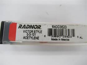 64003623 Radnor 0-3-101 Victor Style Acetylene Torch Tip