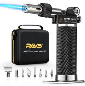 Rbt600 Ravs 14-piece Butane Torch Kit 8-in-1 Soldering Cordless B