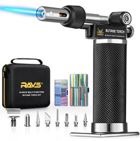Rbt600b Ravs Butane Torch Kit With 100 Pcs Waterproof Wire Connectors And 140 Heat Shrink