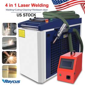 3000w Raycus / S&a 4in1 Fiber Laser Welding Machine And Auto Double Channel Wire Feeder