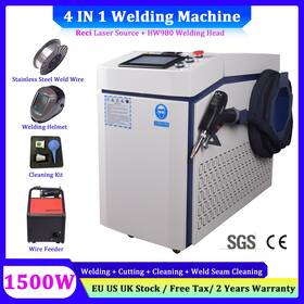 Reci Reci-1500w 1500w 4 In 1 Laser Welding Cutting Cleaning Machine Touchscreen Gun