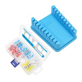 Swsl-k100 Recoil Silicone Wire Harness Soldering Holder With 100pcs Solder Seal