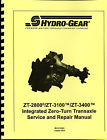 Zt-3400 Repair Zt-3100 Manual Transaxle Zt-2800 Hydro Service Gear