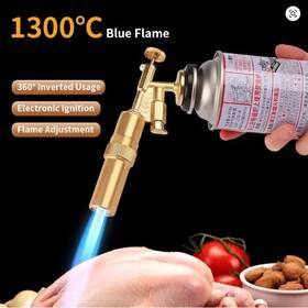 Resistland Hh01 Butane Flame Gas Torch Burner Blowtorch Auto-ignition Welding/bbq Lighter