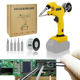 Irons-dw-30w-us-001 Rexlelxb 738058258394 Cordless Soldering Iron Kit For Dewalt 20v Battery 30w Gun 30s Qui Irons-dw-30w-us-001 Rexlelxb 738058258394 Cordless Soldering Iron Kit For Dewalt 20v Battery 30w Gun 30s Qui