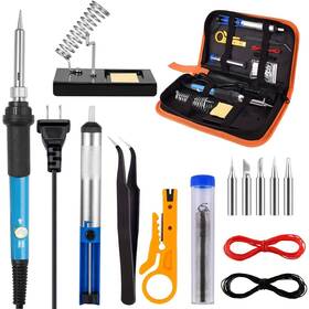 Riavzau 035003017121 Soldering Iron Kit Electronics 60w Welding Tools Adjustable