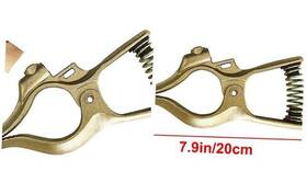 500at Rongda T-style Ground Welding Clamp Brass For Plasma Cutter And Welder 500-amp