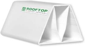 Rss0.5 Rooftop Sleeper Support Cs4 4-pack - 6 Inch Pre-cut Pvc Pipe Roof Conduit White