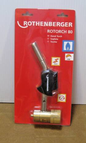 223101 Rothenberger New Rotorch 80 Propane Torch With Igniter Ships Free
