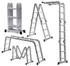 Rrt Ladder Multi Purpose Extension Aluminum Folding Scaffold Safe Sturdy 715050823638