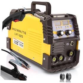 Tig-325 Rsyeku 135a Mig Welder 110v Flux Core Welder/lift Tig/stick 3 In 1 Welding