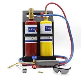 Rtmmfg 791809922685 Oxygen Mapp Torch Kit Portable Cylinder Metal Stand For Soldering Brazing Rtmmfg 791809922685 Oxygen Mapp Torch Kit Portable Cylinder Metal Stand For Soldering Brazing