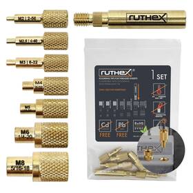 Ruthex 260528721382 7x Soldering Tips/heat Set Insert Tips - For Thread Inserts M2 / M2.5 M3