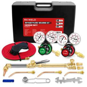 Rx250h-hc Rx Weld Medium Duty Oxy Acetylene Torch Kit With Check Valves Gas Cutting Welding Ki Rx250h-hc Rx Weld Medium Duty Oxy Acetylene Torch Kit With Check Valves Gas Cutting Welding Ki