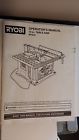 Bts10 Ryobi 10 Operators .owners Bts10. Table " Manual.