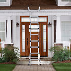 Safe Multiple Foot Durable Aluminium Greatest 17 Ladder Positions Use