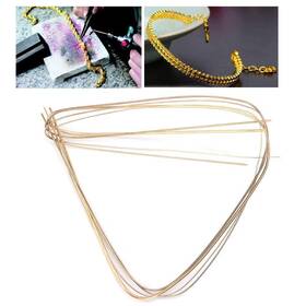 Salmue 746771911335 4pcs 0.5mm 0.7mm 1.0mm 1.5mm Gold Silver Welding Rods Soldering Wire W