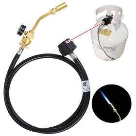 Sanheshun 702735957016 Propane Gas Tank Turbo Torch Hose Adapter Kit Portable For Bra