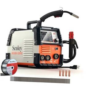 Welder-130pro Scoley 3-in-1 Mig Welder 110v 130a Flux Core Welder/lift Tig/stick