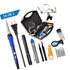 Sdir16 Mysterystone Upgraded Soldering Iron Kit Electronics With Magnifying Glass Temperature